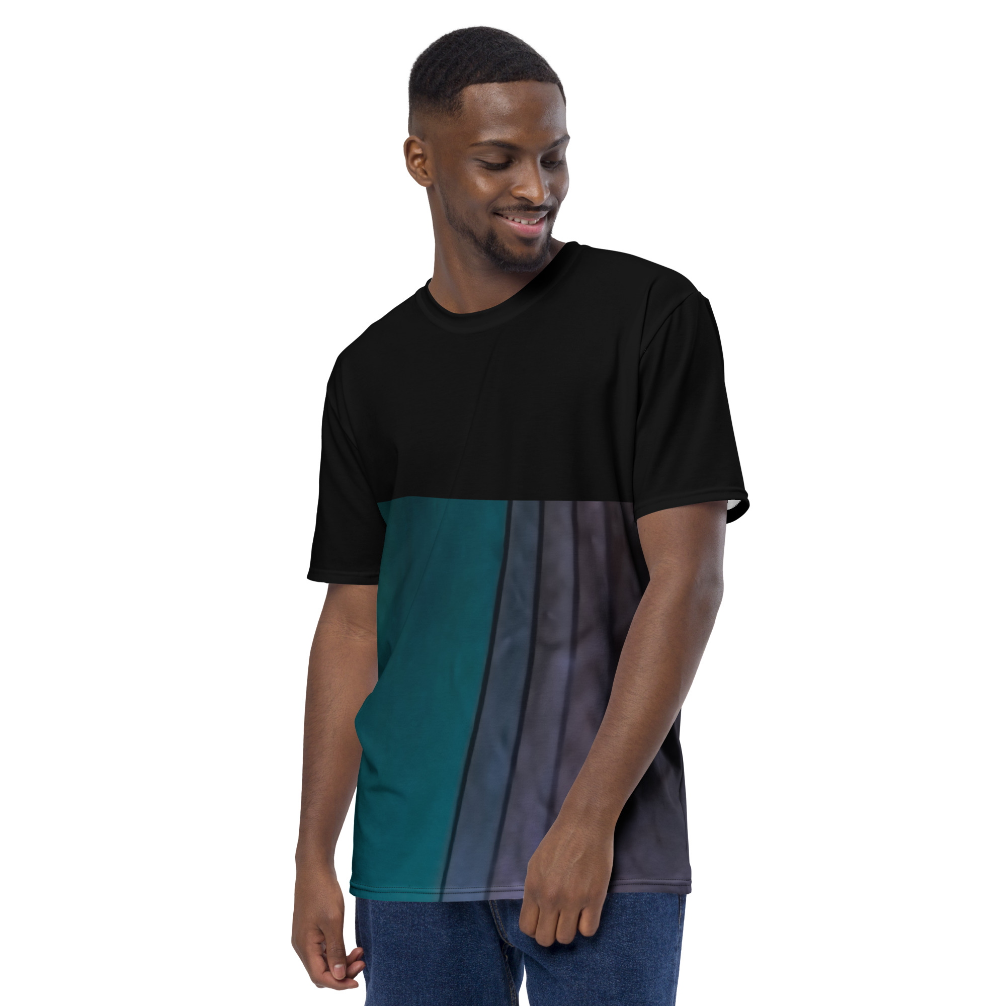 Purple Blue and Green t-shirt - Image 3