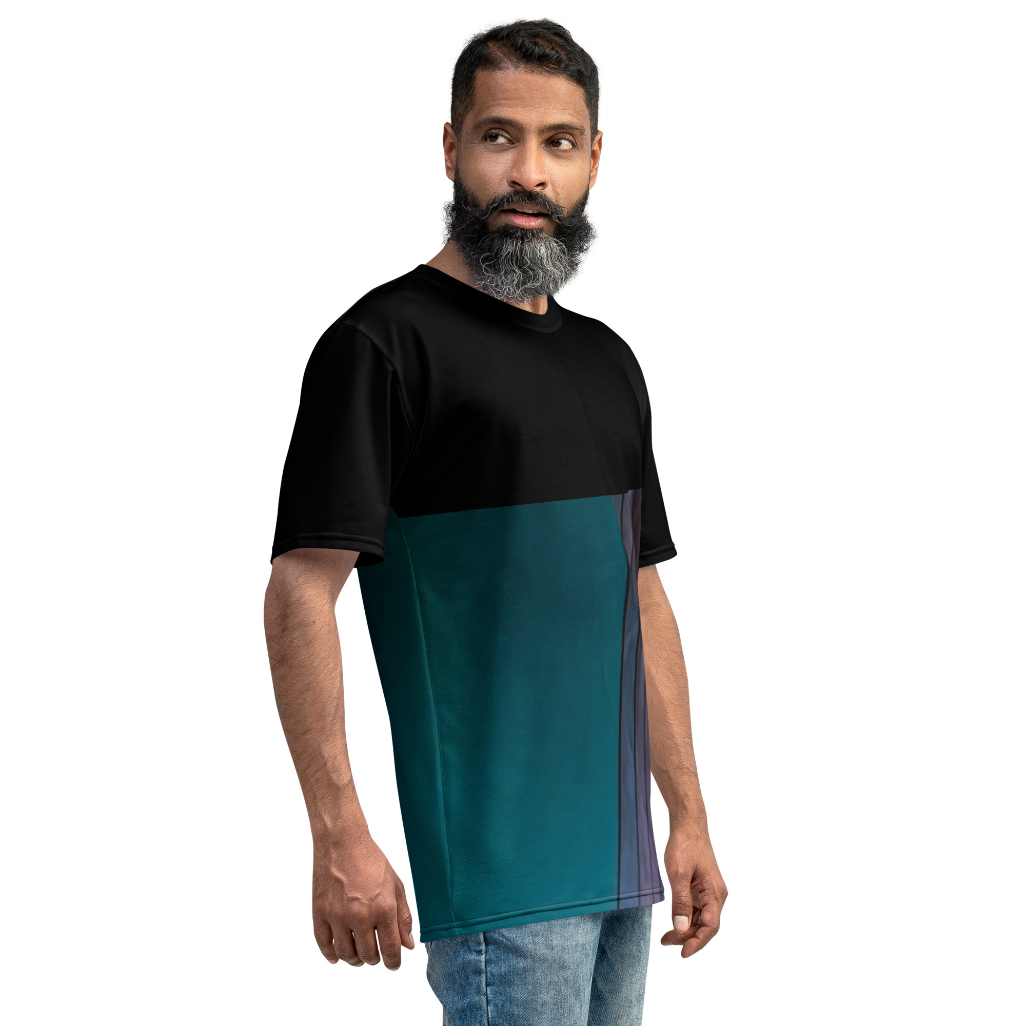 Purple Blue and Green t-shirt - Image 4