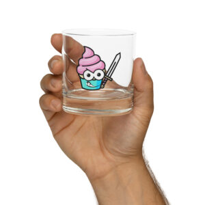 Kepcake on the Rocks glass