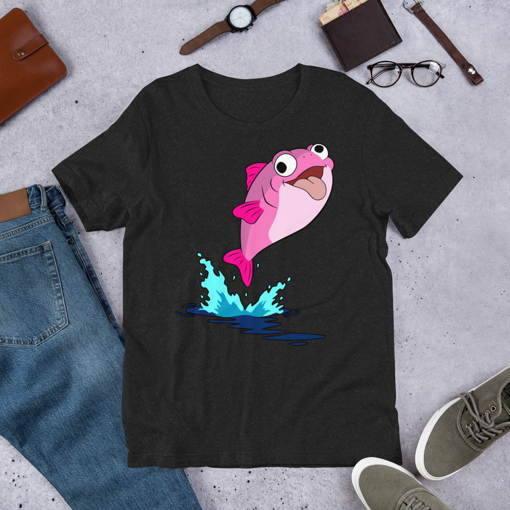 Plenty o' Da Fish In Seas (Pink Fish) t-shirt