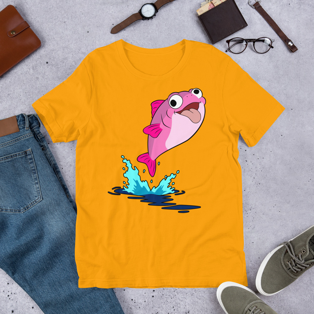 Plenty o' Da Fish In Seas (Pink Fish) t-shirt - Image 22