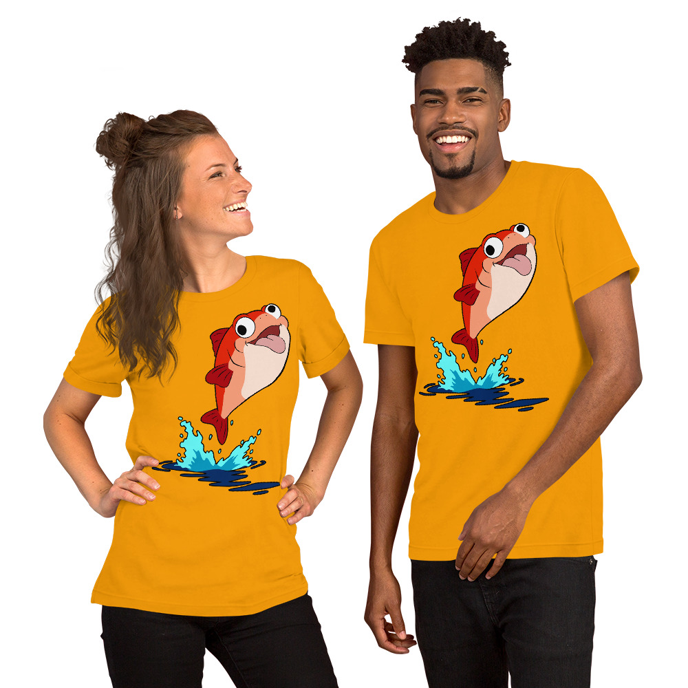 Plenty o’ Da Fish In Seas (Red Fish) t-shirt - Image 8