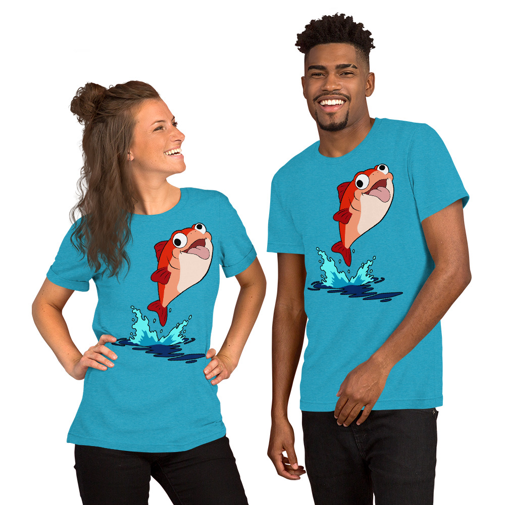 Plenty o’ Da Fish In Seas (Red Fish) t-shirt - Image 7