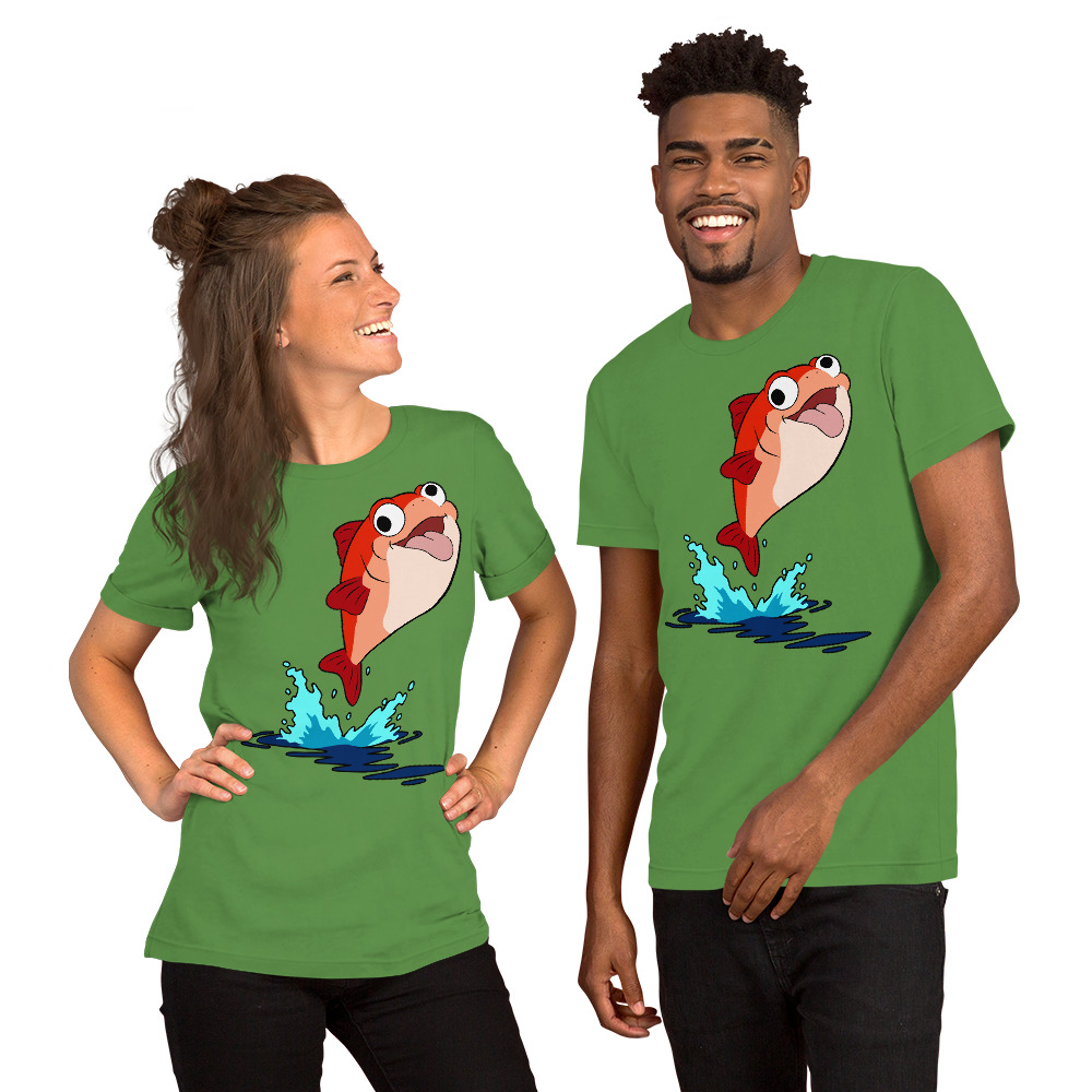 Plenty o’ Da Fish In Seas (Red Fish) t-shirt - Image 6