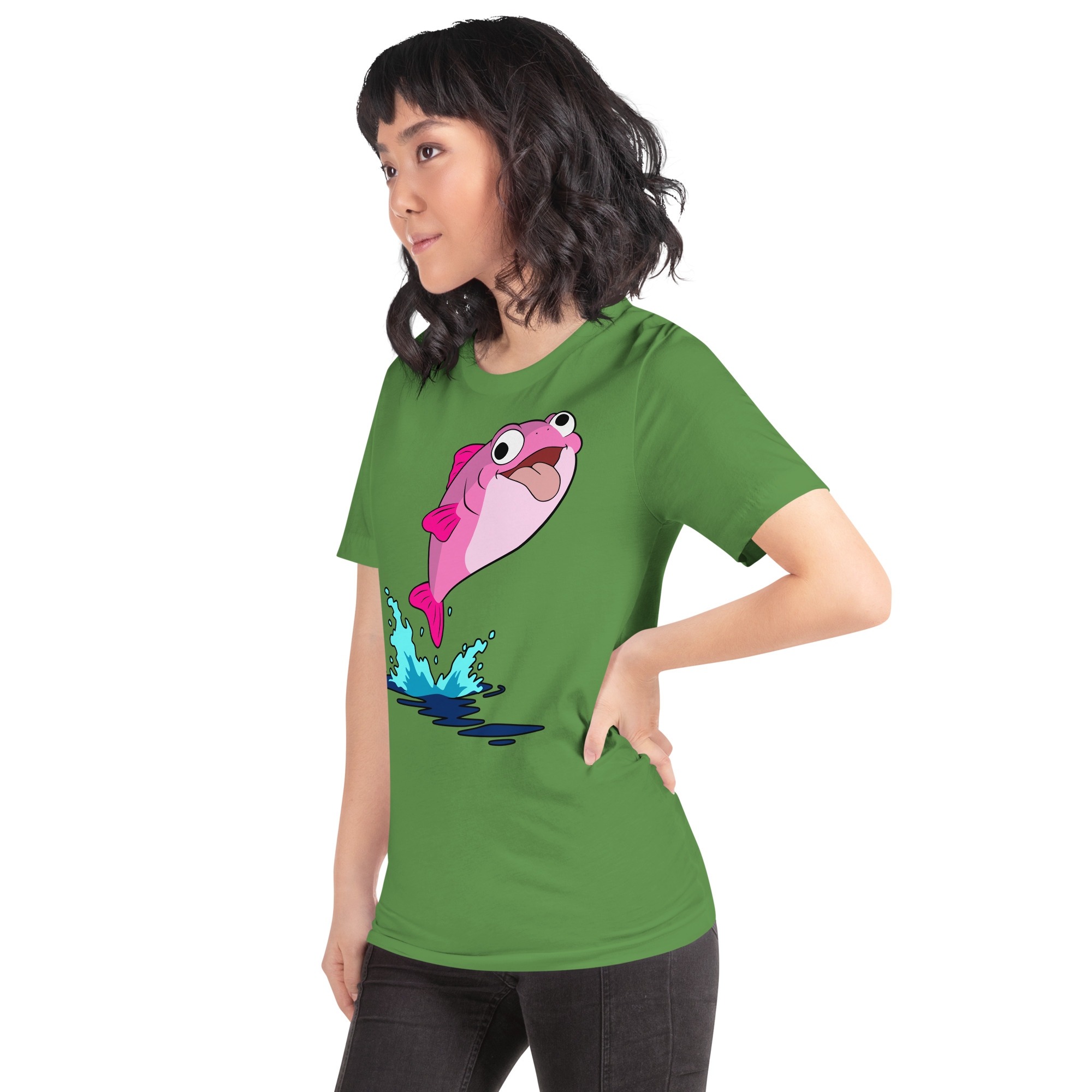 Plenty o' Da Fish In Seas (Pink Fish) t-shirt - Image 13