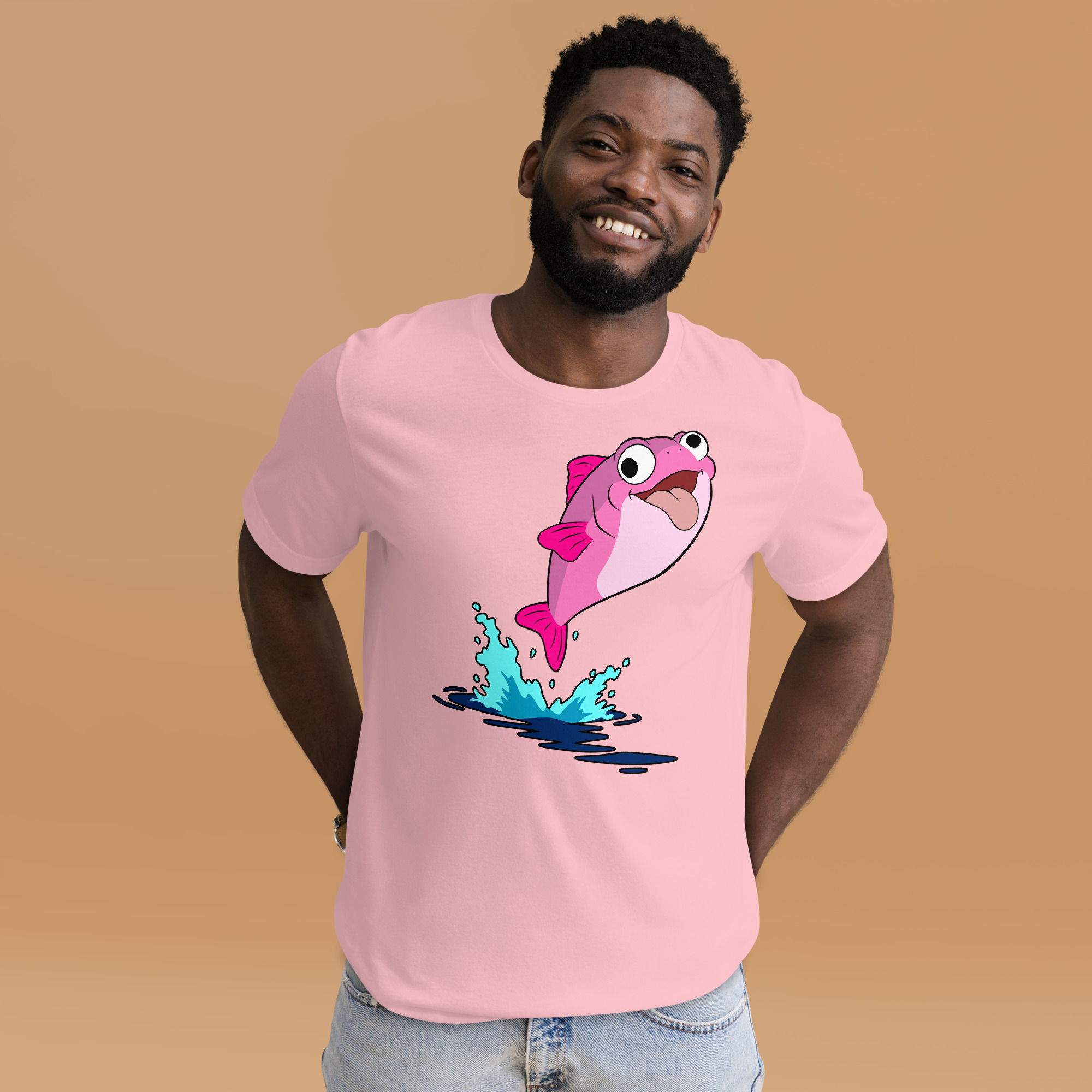 Plenty o' Da Fish In Seas (Pink Fish) t-shirt - Image 9