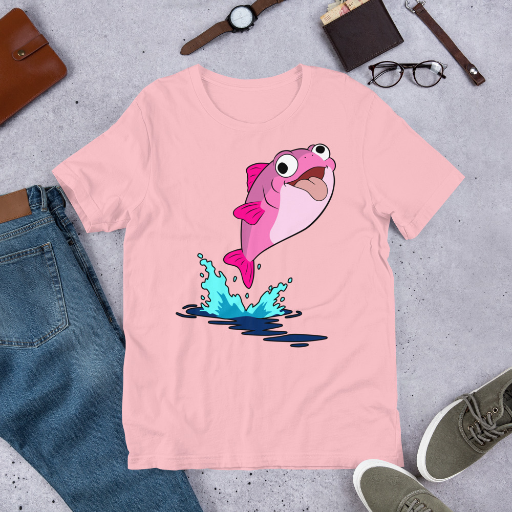 Plenty o' Da Fish In Seas (Pink Fish) t-shirt - Image 24