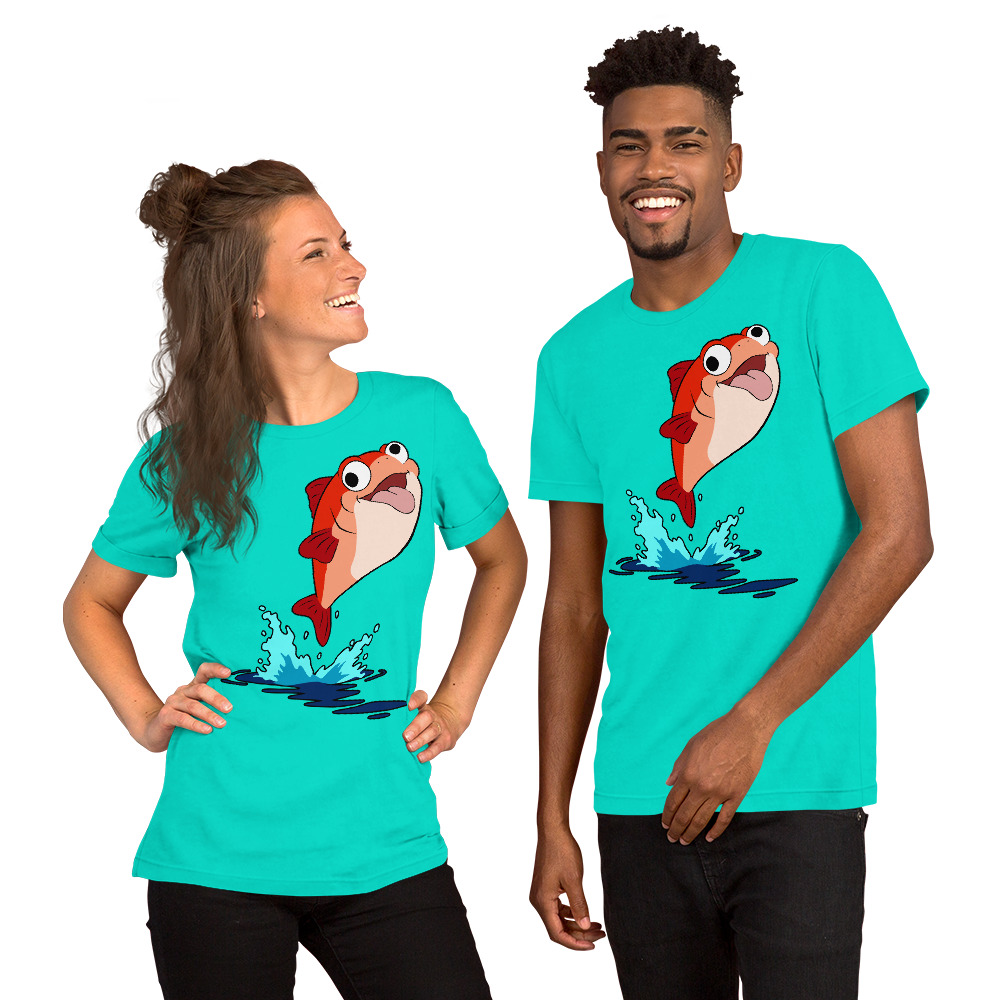 Plenty o’ Da Fish In Seas (Red Fish) t-shirt - Image 9