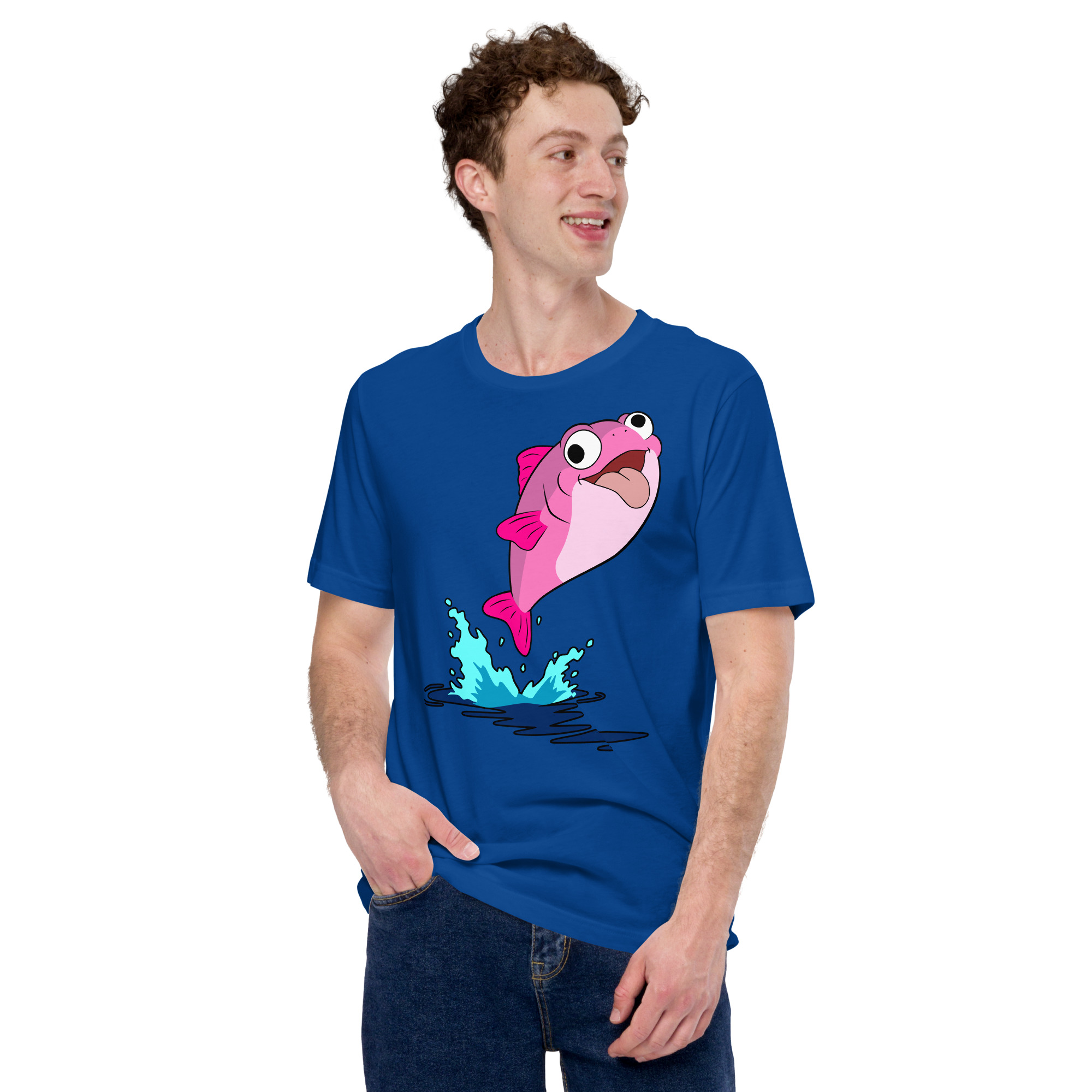 Plenty o' Da Fish In Seas (Pink Fish) t-shirt - Image 16