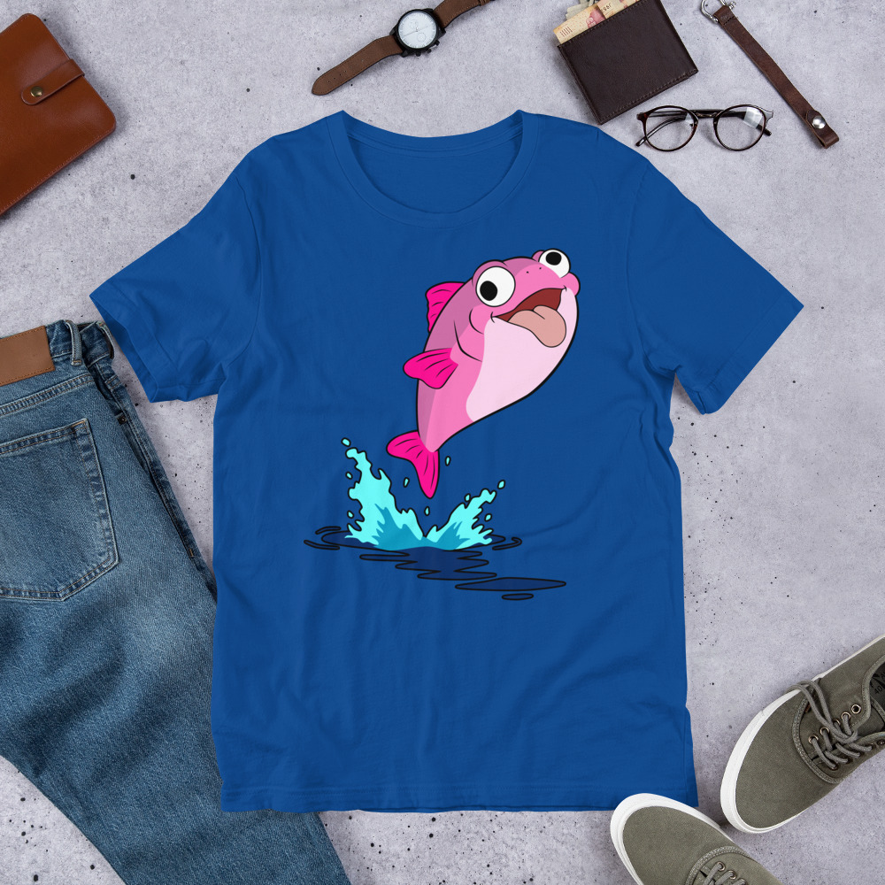 Plenty o' Da Fish In Seas (Pink Fish) t-shirt - Image 18