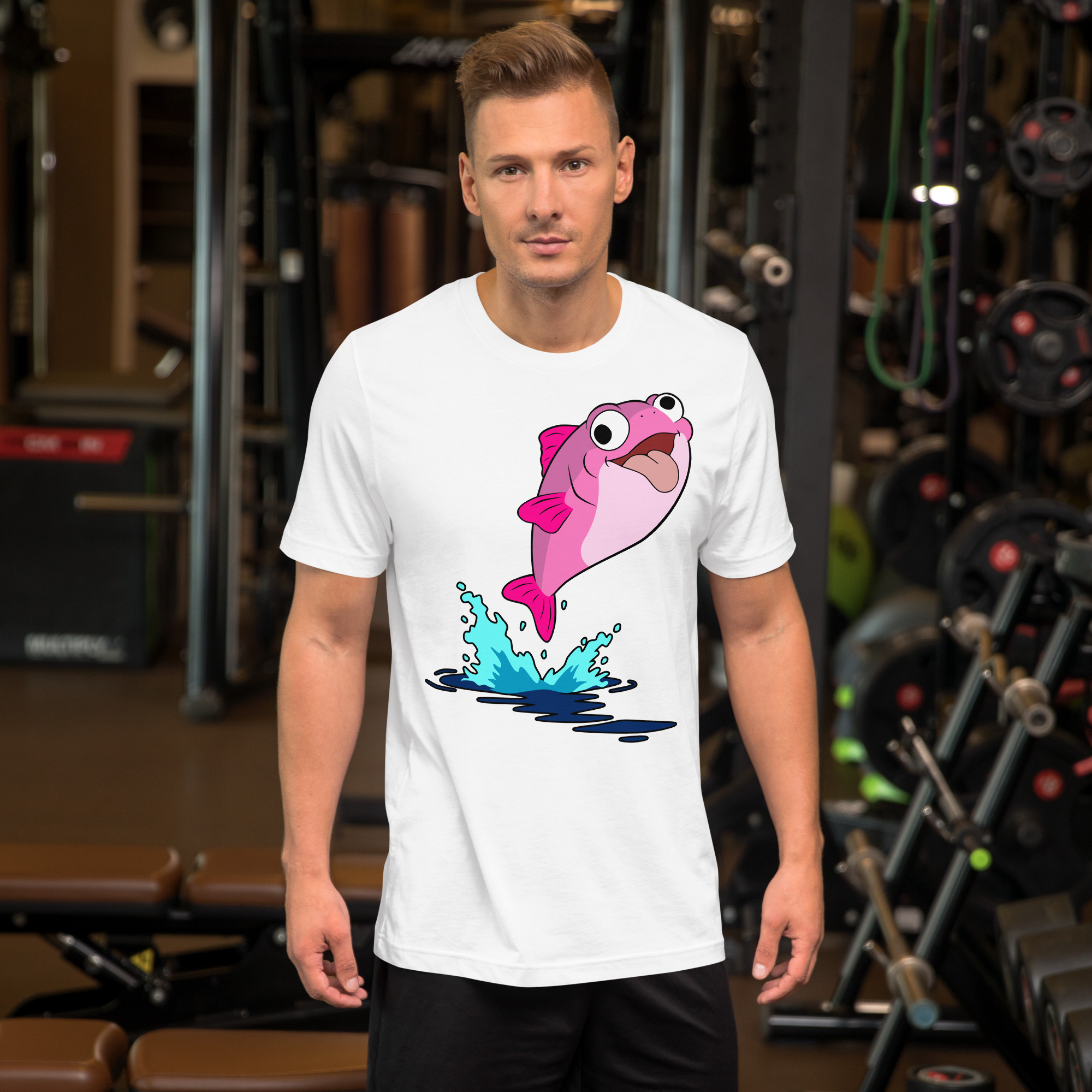 Plenty o' Da Fish In Seas (Pink Fish) t-shirt - Image 7