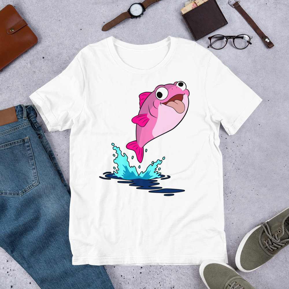 Plenty o' Da Fish In Seas (Pink Fish) t-shirt - Image 26