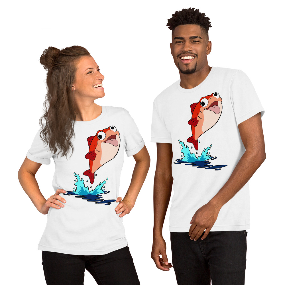 Plenty o’ Da Fish In Seas (Red Fish) t-shirt - Image 12