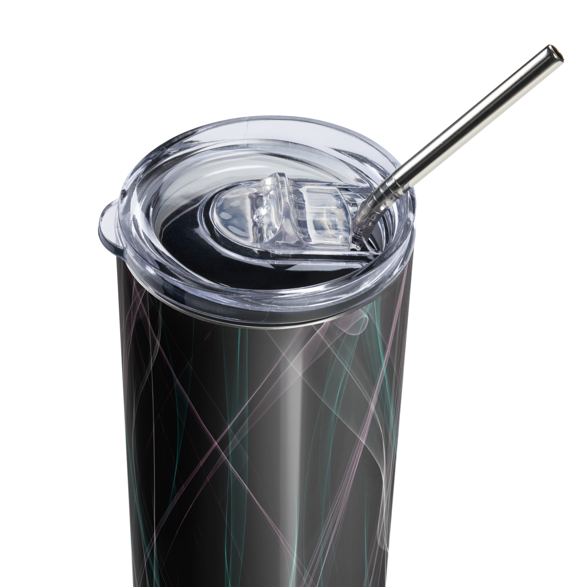 Smokin' Trans Pride Stainless steel tumbler - Image 2